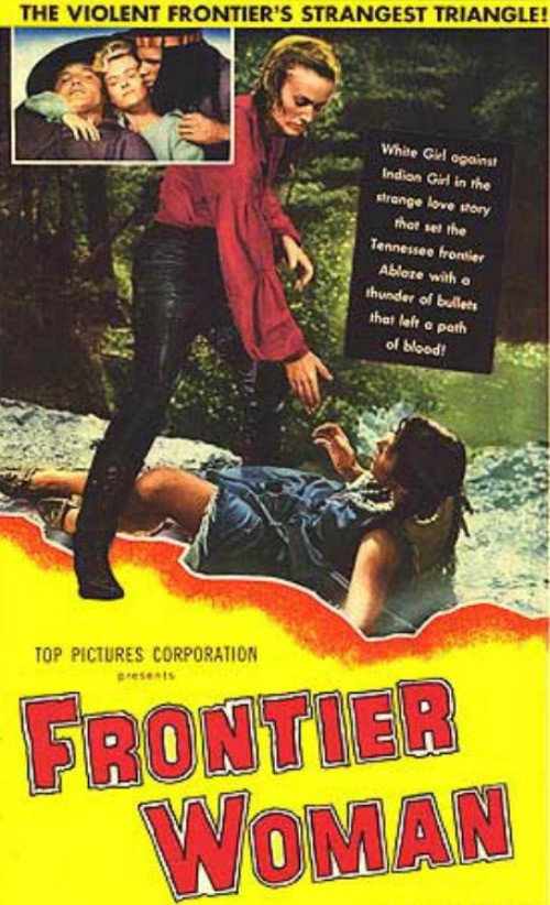 Movie poster for Frontier Woman (1956)