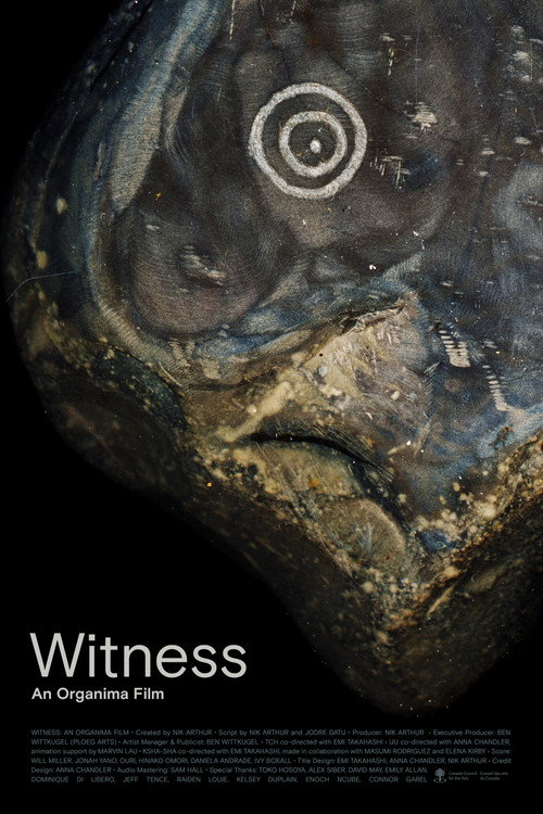 Movie poster for Witness: An Organima Film (2025)
