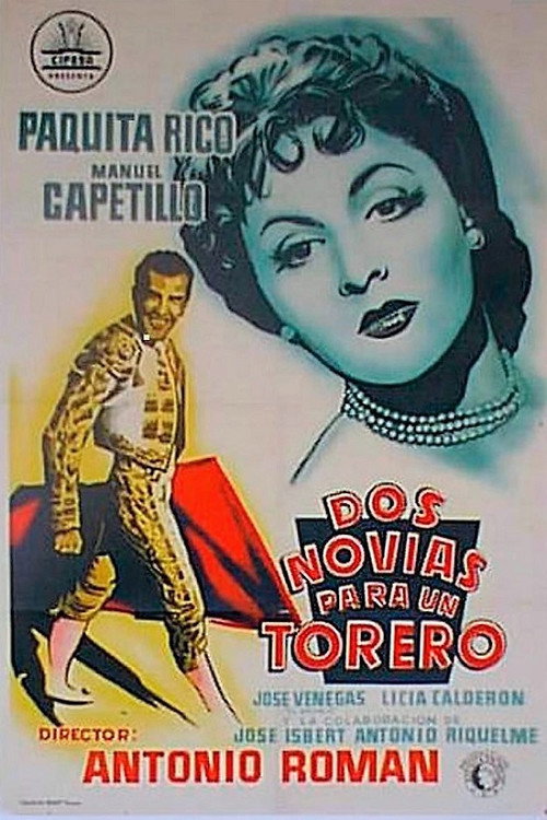 Movie poster for Dos novias para un torero (1956)