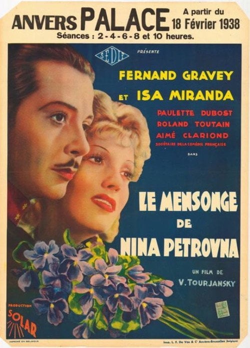 Movie poster for The Lie of Nina Petrovna (1937)