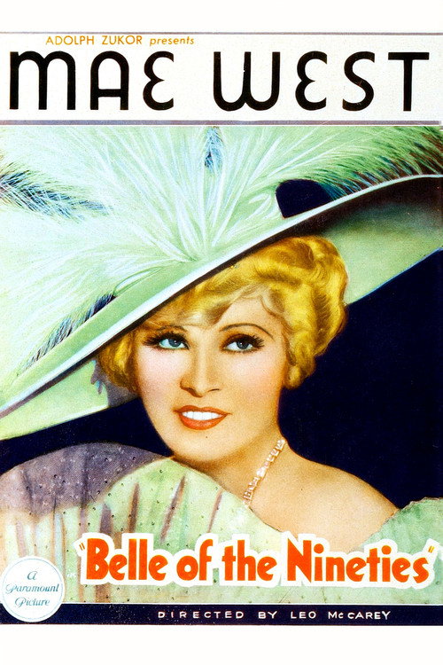 Movie poster for Belle of the Nineties (1934)