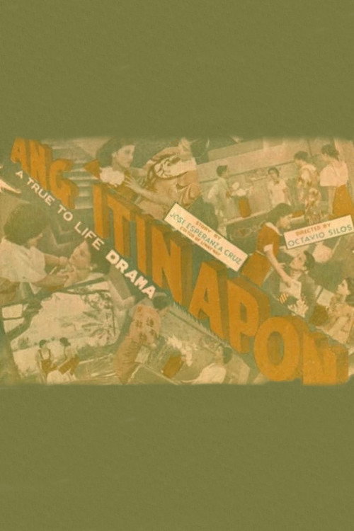 Movie poster for Ang Itinapon (1936)