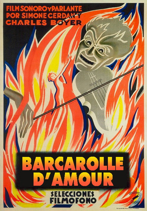 Movie poster for The Barcarolle of Love (1930)