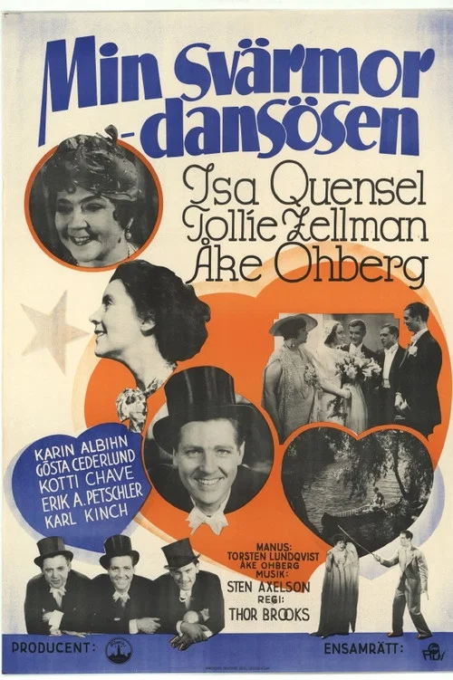 Movie poster for Min svärmor - dansösen (1936)