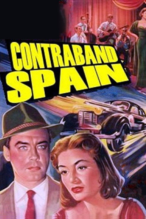 Movie poster for Contraband Spain (1955)