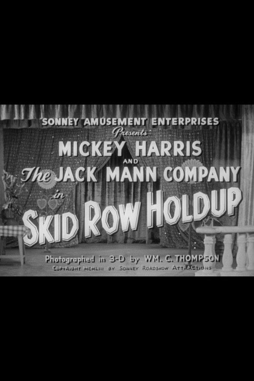 Movie poster for Skid Row Holdup (1953)