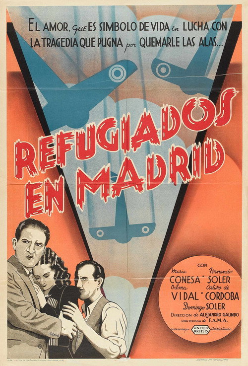 Movie poster for Refugiados en Madrid (1938)