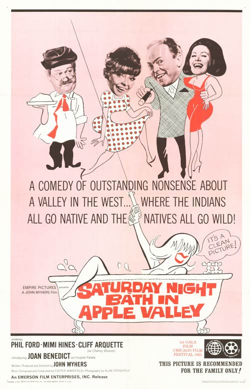 Movie poster for Saturday Night Bath in Apple Valley (1965)