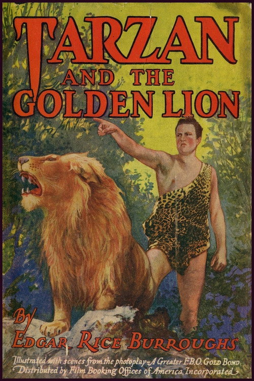 Movie poster for Tarzan and the Golden Lion (1927)