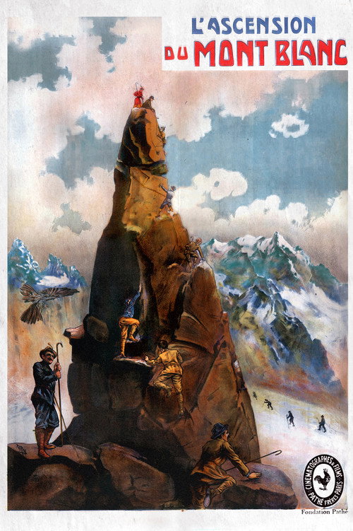 Movie poster for The Ascent of Mont Blanc (1907)