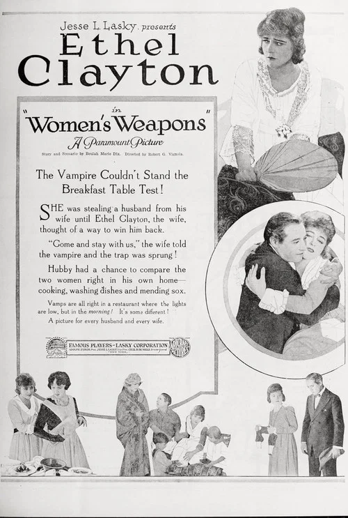 Movie poster for Women's Weapons (1918)