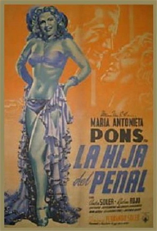 Movie poster for La hija del penal (1949)