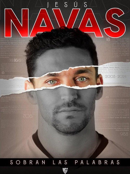 Series poster for Jesús Navas, sobran las palabras (2025)