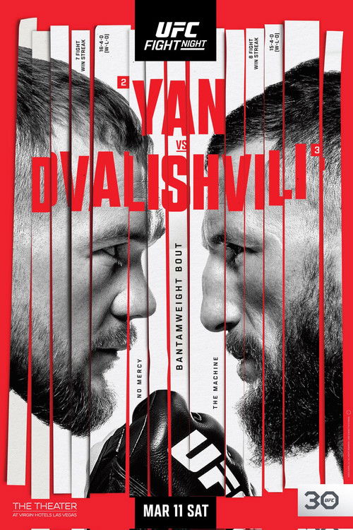 Movie poster for UFC Fight Night 221: Yan vs. Dvalishvili (2023)