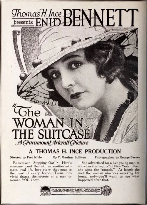 Movie poster for The Woman in the Suitcase (1920)