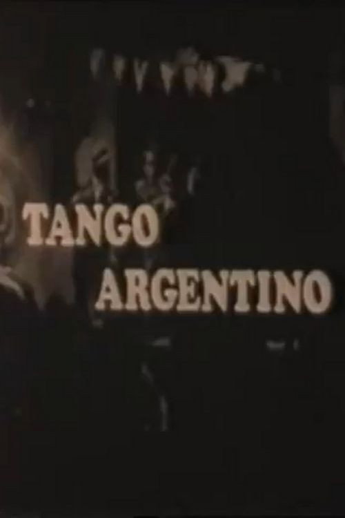 Movie poster for Tango argentino (1969)