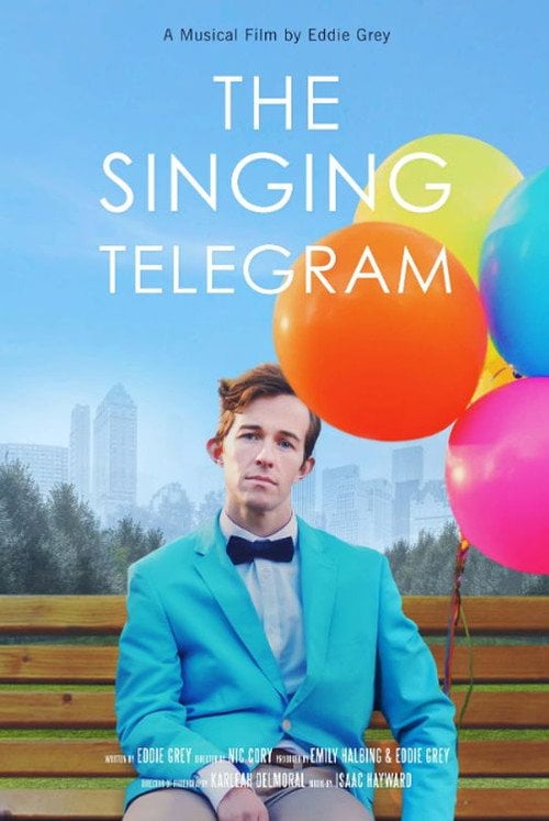 Movie poster for The Singing Telegram (2023)