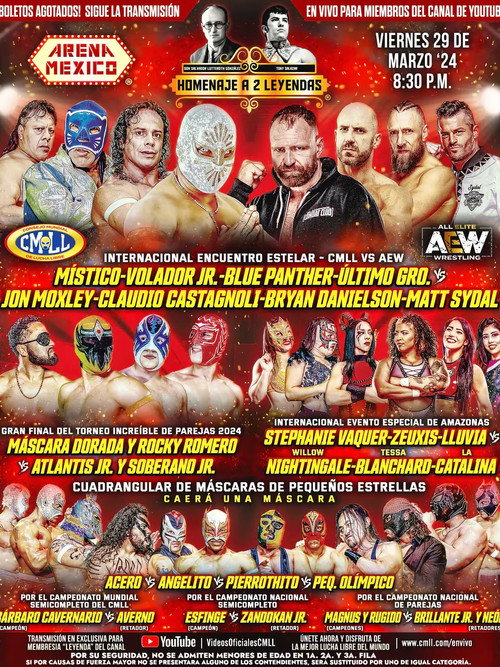 Movie poster for CMLL Homenaje a Dos Leyendas 2024 (2024)