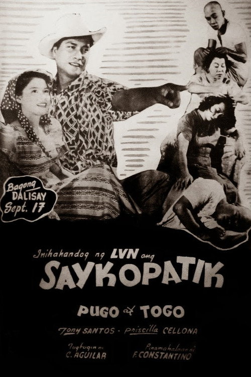 Movie poster for Saykopatik (1952)