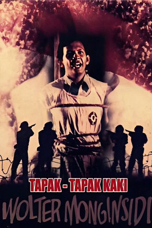 Movie poster for Tapak-Tapak Kaki Wolter Monginsidi (1982)