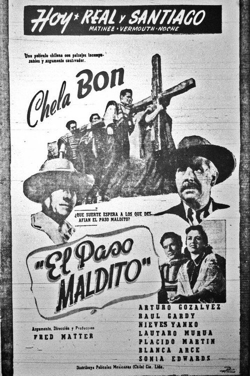 Movie poster for El paso maldito (1949)