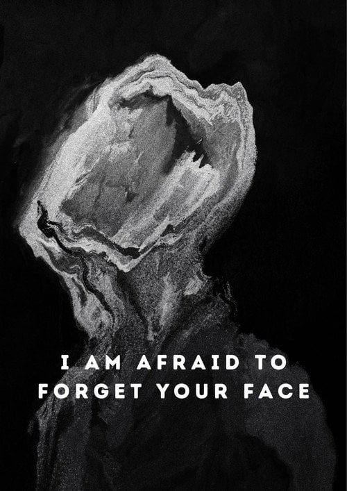 Movie poster for I Am Afraid to Forget Your Face (2020)