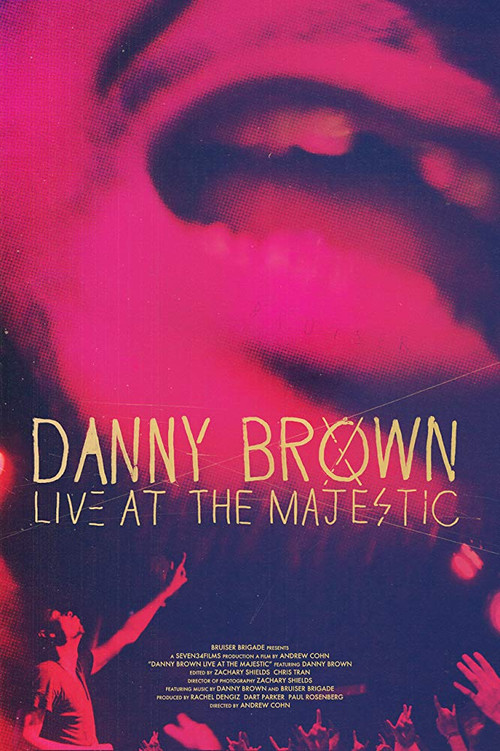 Movie poster for Danny Brown | Live at the Majestic (2018)