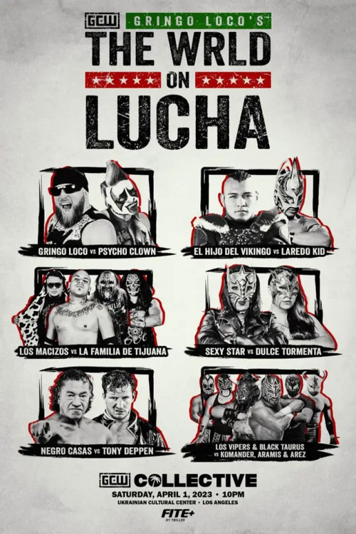 Movie poster for GCW Gringo Loco's The Wrld On Lucha 2023 (2023)