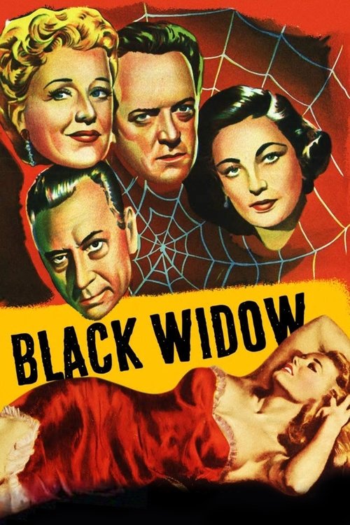 Movie poster for Black Widow (1954)