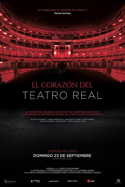 Movie poster for El corazón del Teatro Real (2018)