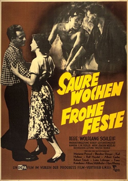 Movie poster for Saure Wochen - Frohe Feste (1950)