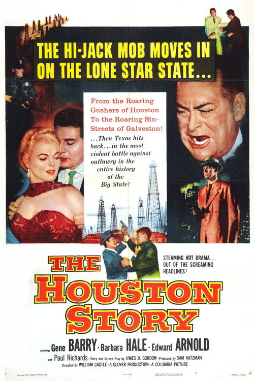 Movie poster for The Houston Story (1956)