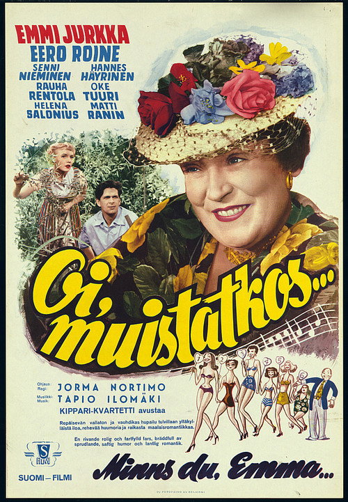 Movie poster for Oi, muistatkos… (1954)