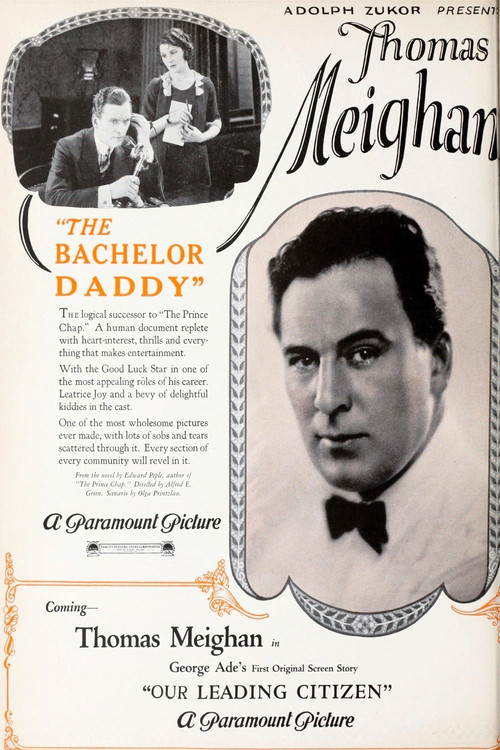 Movie poster for The Bachelor Daddy (1922)