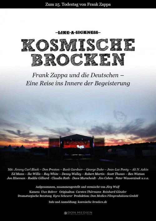 Movie poster for Kosmische Brocken - Frank Zappa und die Deutschen (2018)