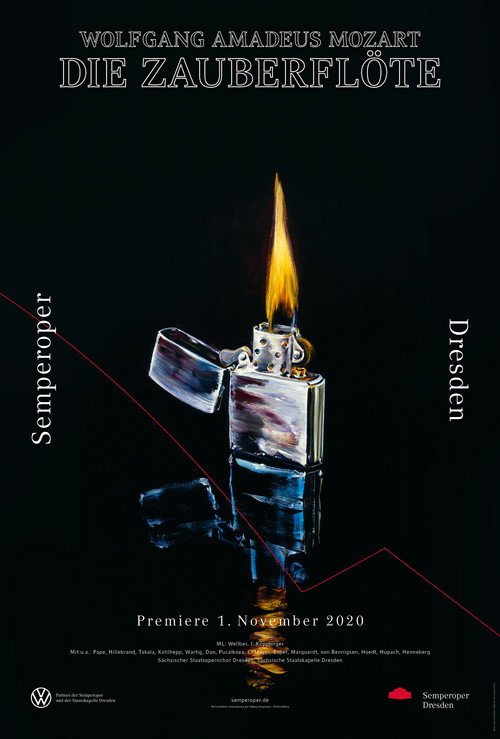 Movie poster for Die Zauberflöte aus der Semperoper Dresden (2021)