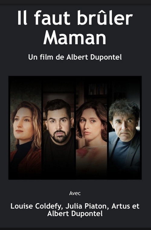Movie poster for Il faut brûler maman (2026)