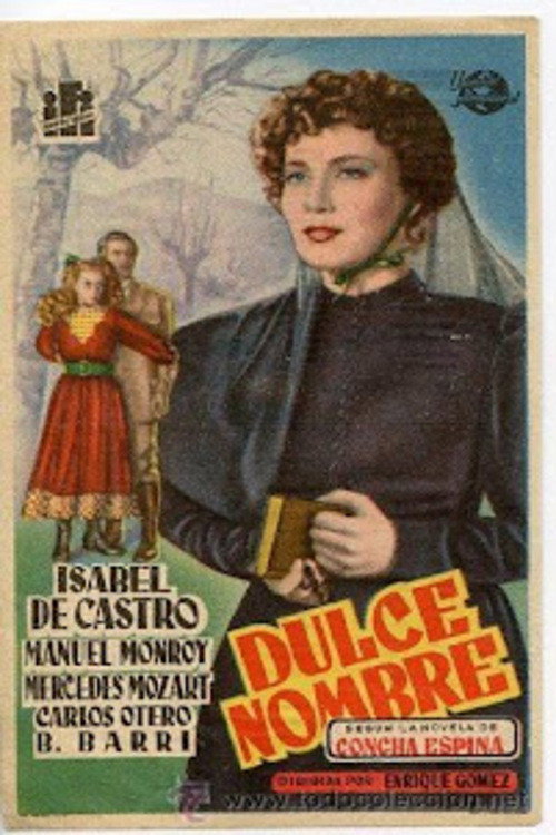 Movie poster for Dulce nombre (1952)