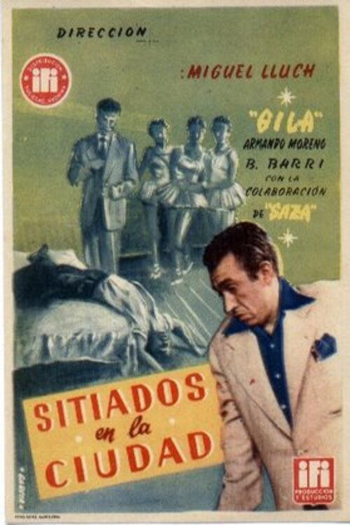 Movie poster for Sitiados en la ciudad (1955)