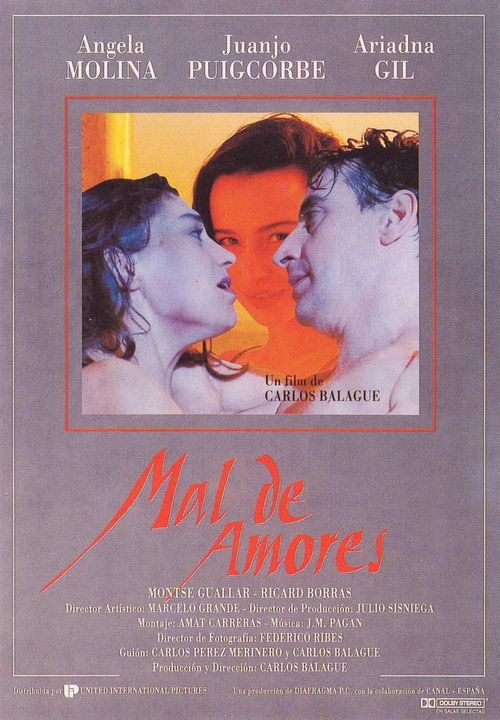 Movie poster for Mal de amores (1993)