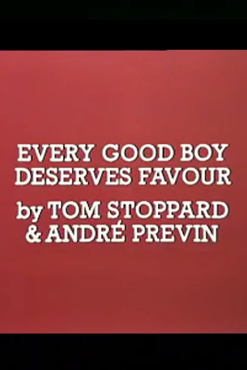 Movie poster for Every Good Boy Deserves Favour (1979)