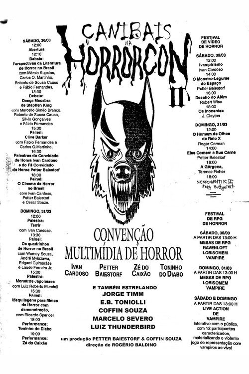 Movie poster for Canibais na HorrorCon (1997)