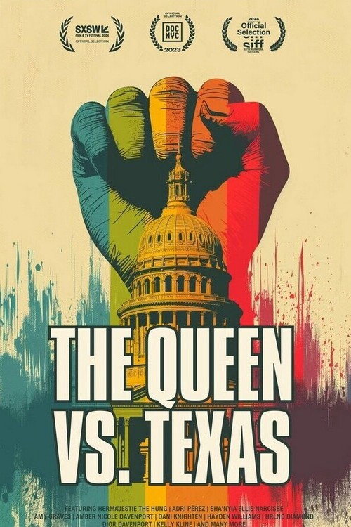 Movie poster for The Queen Vs. Texas (2023)