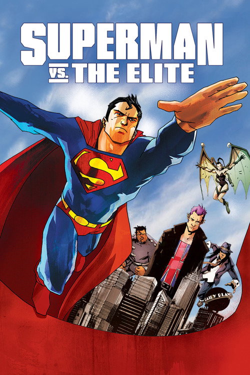 Movie poster for Superman vs. The Elite (2012)