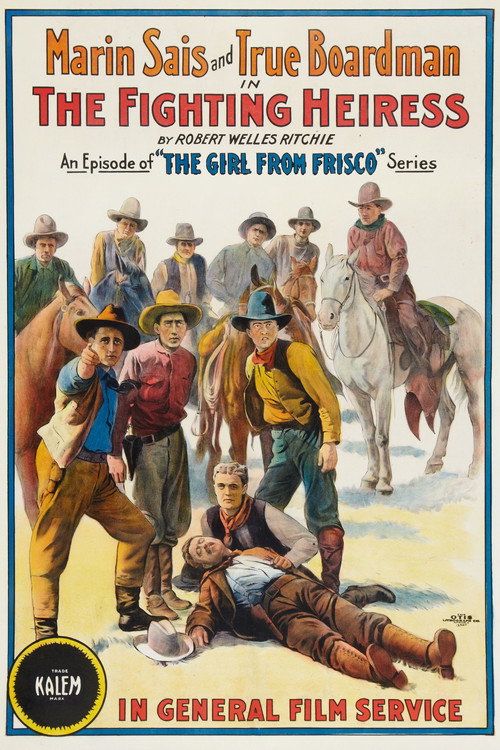 Movie poster for The Fighting Heiress (1916)