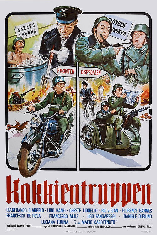 Movie poster for Kakkientruppen (1977)