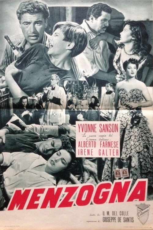 Movie poster for Menzogna (1952)