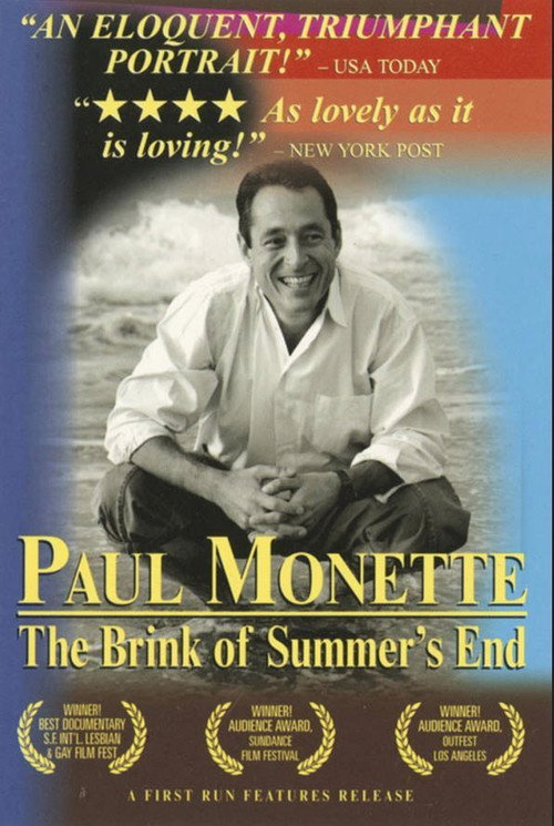 Movie poster for Paul Monette: The Brink of Summer's End (1997)