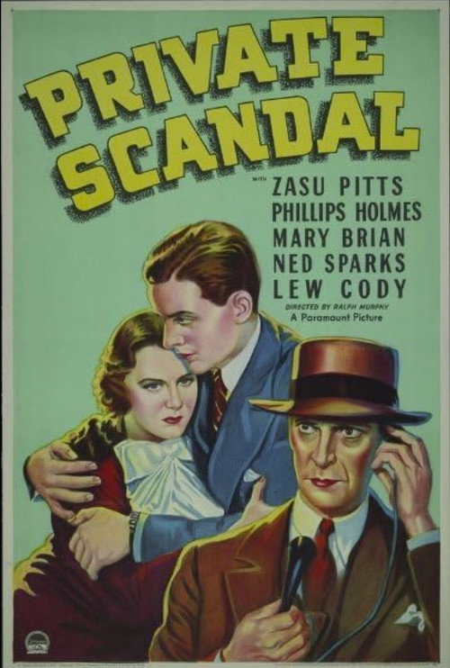 Movie poster for Private Scandal (1934)