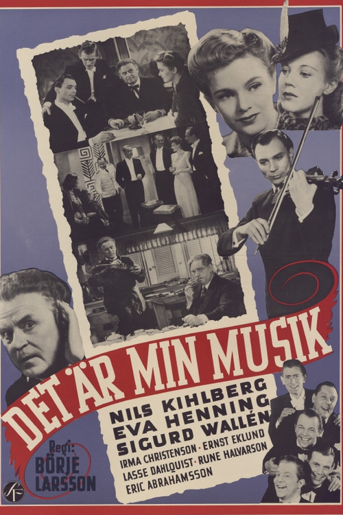Movie poster for Det är min musik (1942)